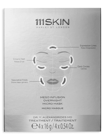 Shop 111skin Women's Meso Infusion 4-piece Overnight Micro Mask Set