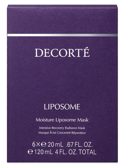 Shop Decorté Women's Liposome Moisture 6-piece Intensive Recovery Radiance Mask Set