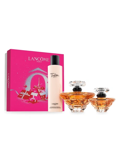 Shop Lancôme Trésor Eau De Parfum 3-piece Set