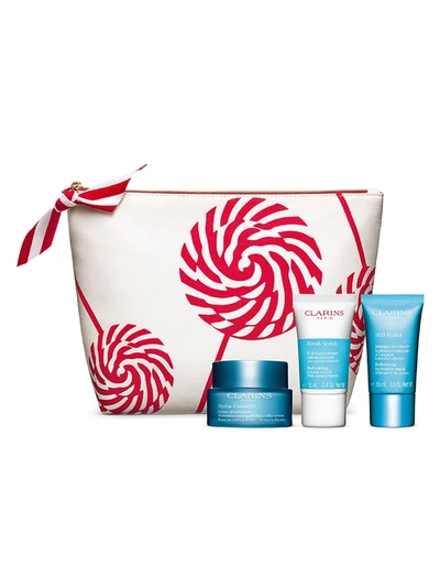 Shop Clarins Hydration Essentials Three-piece Set