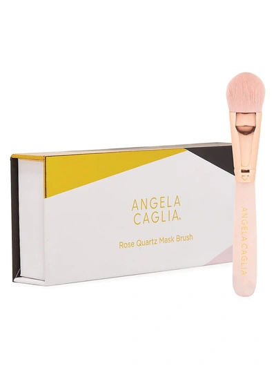 Shop Angela Caglia Women's Rose Quartz Mask Brush