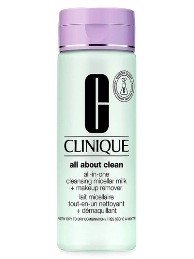 Shop Clinique All-in-one Cleansing Micellar Milk & Makeup Remover In Dry Combination