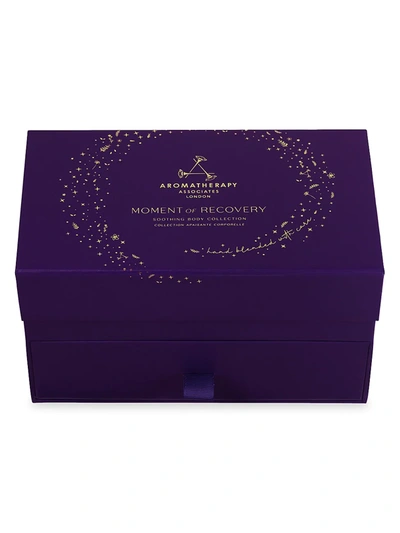 Shop Aromatherapy Associates Festive Holiday Moment Of Recovery 3-piece Set