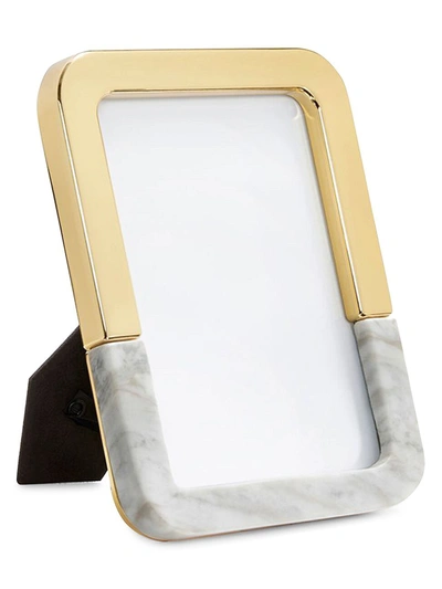 Shop Anna New York Dual Carrara Marble & Metal Picture Frame