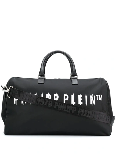 Shop Philipp Plein Logo-print Holdall In Black