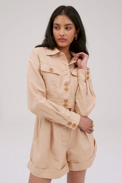 Shop Finders Keepers Bambi Jacket Tan