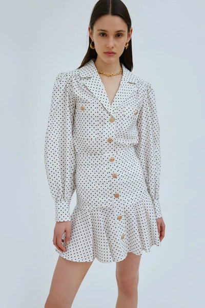 Shop C/meo Collective Evoked Shirt Ivory Spot