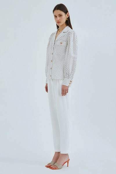 Shop C/meo Collective Evoked Shirt Ivory Spot