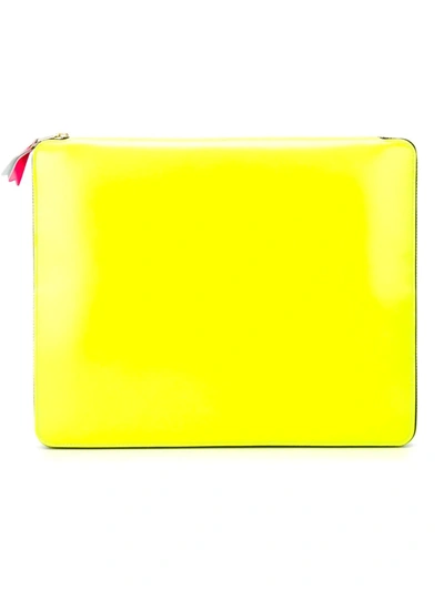 Shop Comme Des Garçons 'new Super Fluo' Ipad Case In Yellow