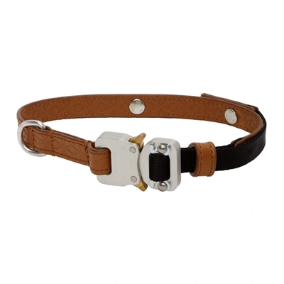 Shop Alyx Brown Small Dog Collar & Leash Set In Brw0004-cam