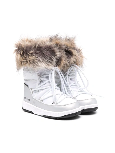 Shop Moon Boot Monaco Snow Boots In White