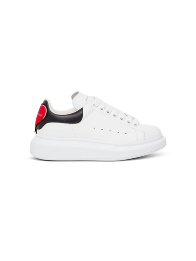 Shop Alexander Mcqueen Sole Oversize Sneakers In Leather In White