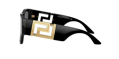 Versace Man Sunglasses Ve4403 In Dark Grey