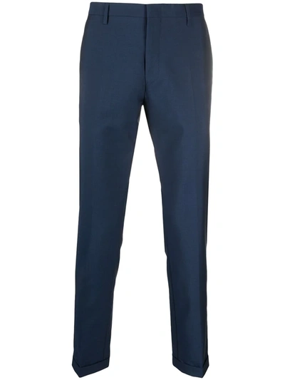 Shop Paul Smith Slim Fit Tailored Trousers In Blue