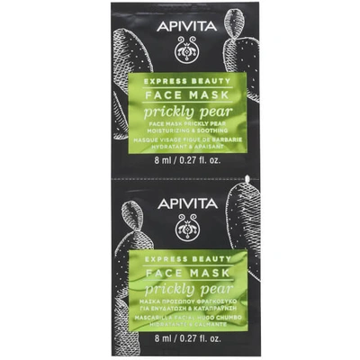 Shop Apivita Express Beauty Moisturizing And Soothing Face Mask With Prickly Pear 2 X 0.27 Fl. oz