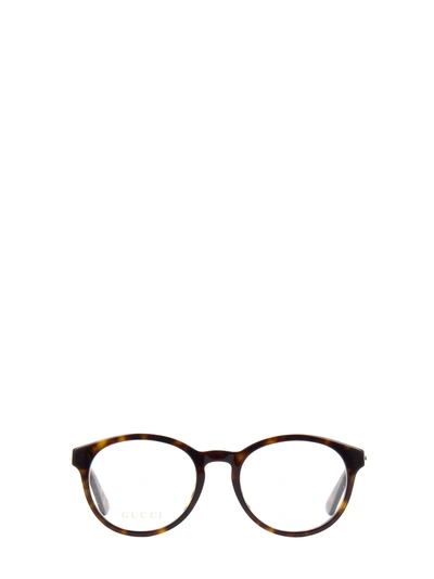 Shop Gucci Gg0485o Havana Glasses In 2