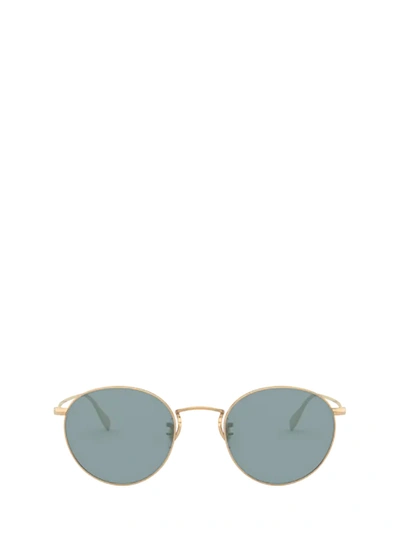 Shop Oliver Peoples Ov1186s Gold Sunglasses In 514556