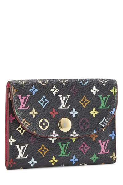 Pre-owned Louis Vuitton Takashi Murakami X  Black Multicolore Card Holder