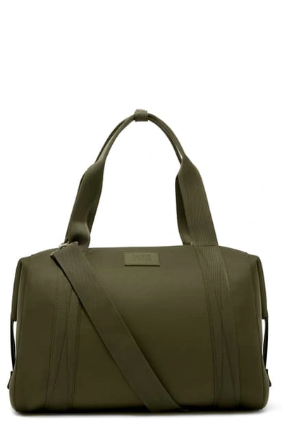 Shop Dagne Dover 365 Large Landon Neoprene Carryall Duffle Bag In Dark Moss