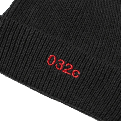 Shop 032c Beanie Hat In Black