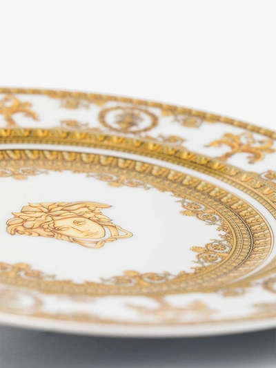 Shop Versace Tableware White I Love Baroque Porcelain Plate