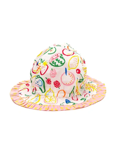 Shop Stella Mccartney Fruit Print Bucket Hat In Pink