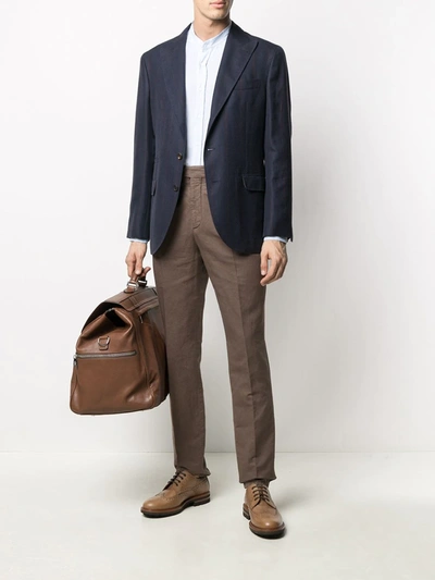 Pre-owned Brunello Cucinelli Slim Fit Chinos In Brown