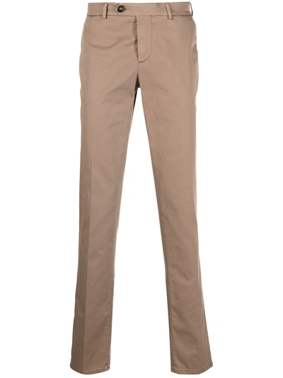 Pre-owned Brunello Cucinelli Slim Fit Chinos In Brown