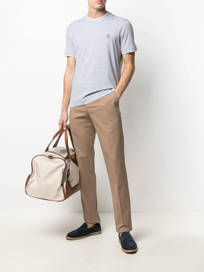 Pre-owned Brunello Cucinelli Slim Fit Chinos In Brown