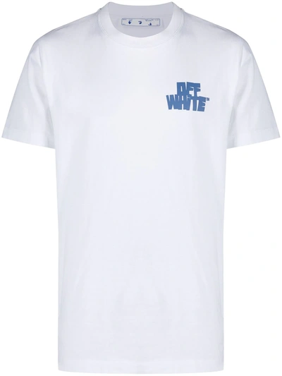 Shop Off-white Chest Logo-print T-shirt In White