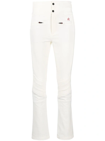 Perfect Moment High Waist Aurora Corduroy Flare Pant M In White