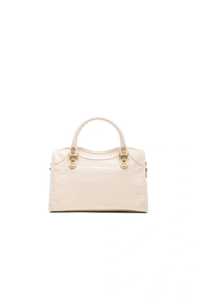 Shop Balenciaga Giant 12 Mini City In Cream