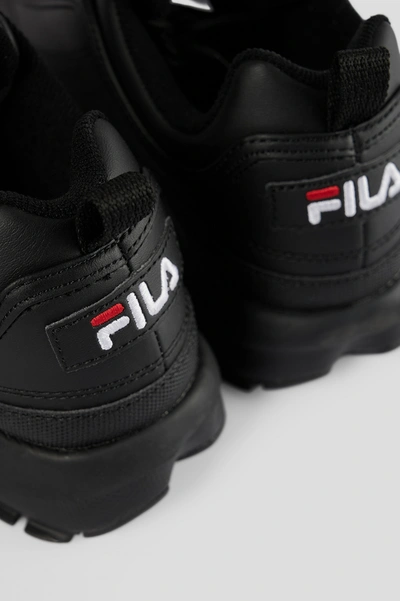 Shop Fila Disruptor Low Wmn Sneaker - Black In Black/black