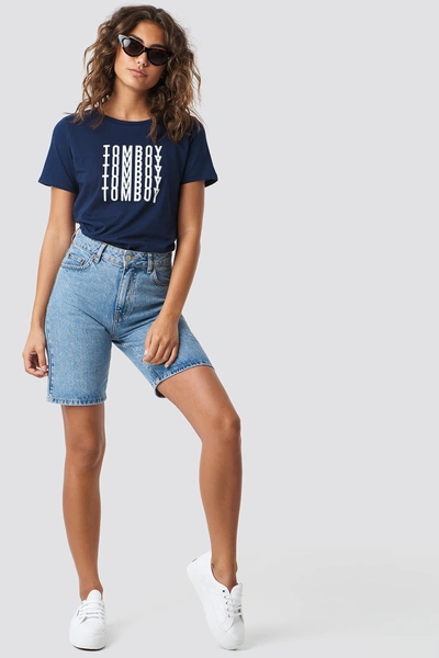 Shop Astridolsenxnakd Tomboy Tee - Blue