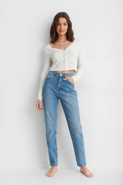 Na-kd Reborn Organic Mom Jeans Tall - Blue | ModeSens