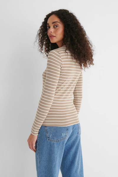 Shop Mango Bluma Top - Beige