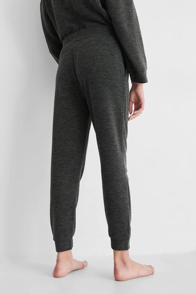 Shop Mango Maxime Trousers - Grey In Dark Grey