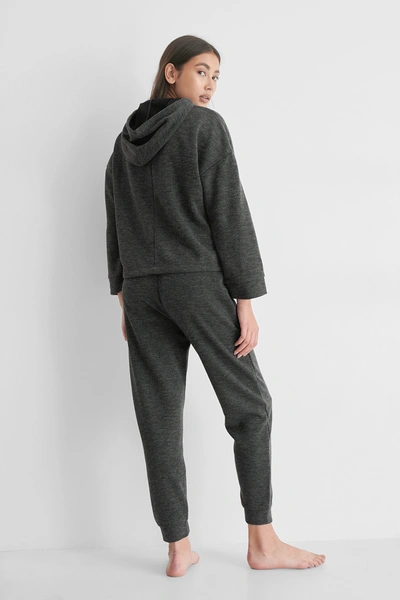 Shop Mango Maxime Trousers - Grey In Dark Grey