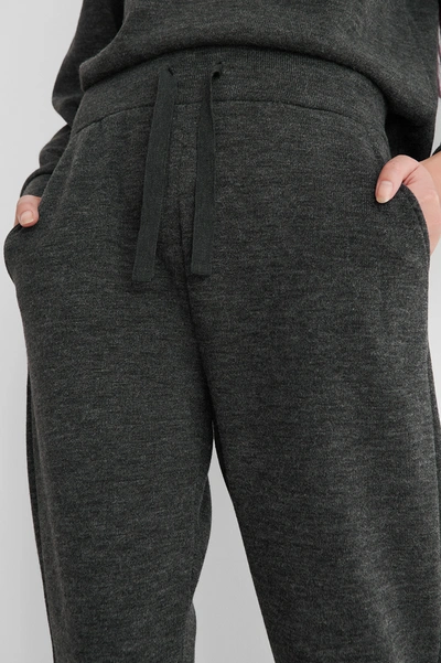 Shop Mango Maxime Trousers - Grey In Dark Grey