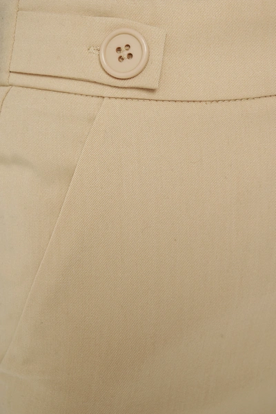 Shop Misslisibell X Na-kd Waist Detail Bootcut Pants - Beige In Light Beige