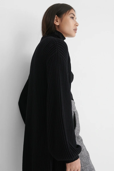 Shop Na-kd Reborn Oversized Knitted Cardigan - Black