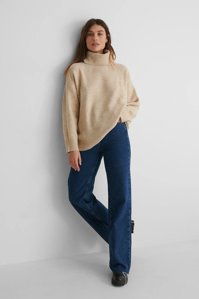 Shop Mango Taldorac Sweater - Beige In Camel