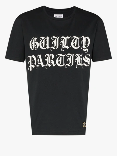 Shop Wacko Maria Guilty Parties Print T-shirt In Black