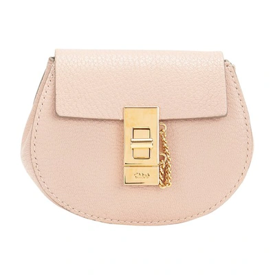 Shop Chloé Drew Mini Backpack In Cement Pink