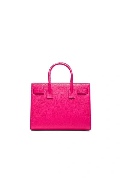 Shop Saint Laurent Baby Sac De Jour Carryall Bag In Lipstick Fuchsia