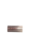Jimmy Choo Sweetie Glitter Acrylic Clutch In Black & Champagne