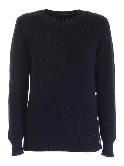 Shop Fay Crewneck Sweater In Blue