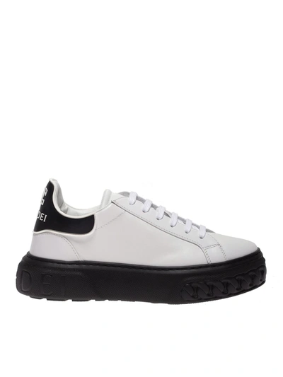 Shop Casadei Off-road C Chain Sneakers In White