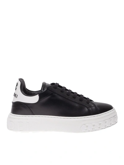 Shop Casadei Off-road C Chain Sneakers In Black