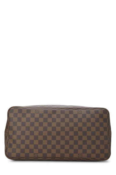 Pre-owned Louis Vuitton Damier Ebene Neverfull Gm